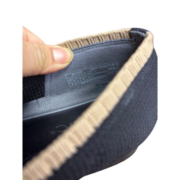 Vionic Willa Knit Flat Black Slip-On Size 6 - Picture 7 of 7